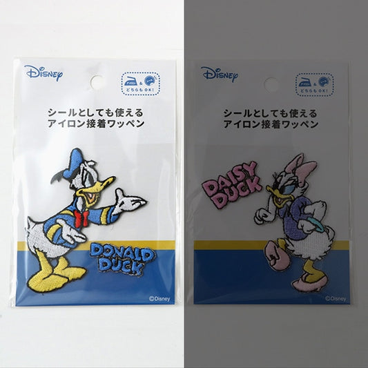 Emblème "Emblème adhésif de fer Donald Duck Daisy Duck C ym-w Donald" Kokka Cocka