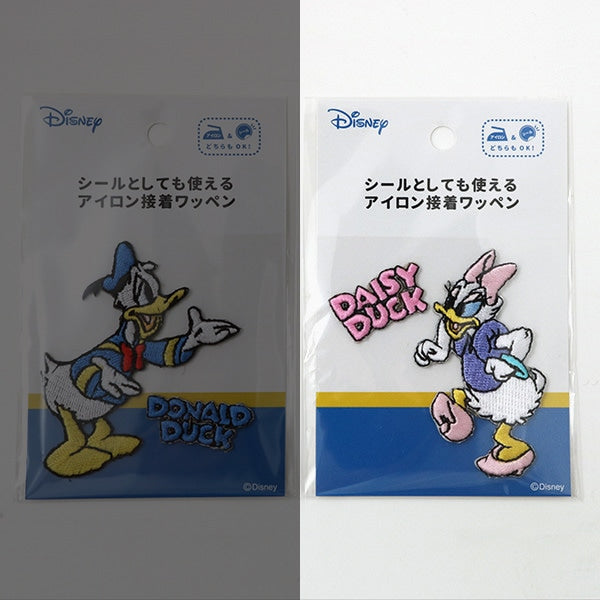 Emblème "Emblème adhésif de fer Donald Duck Daisy Duck C: Ym-W Daisy" Kokka Kokka