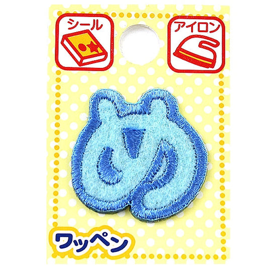 Patch "Nome imperatore Hiragana azzurro"