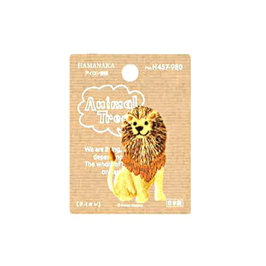 Patch "Animal Tree Lion" Hamanaka