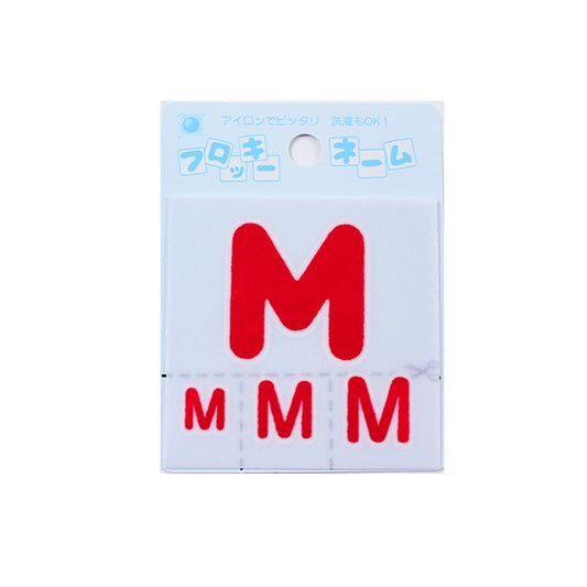 Emblema "Flocky Name (Alphabet) Red M" Terai