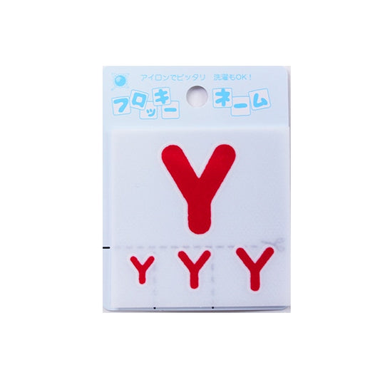 Patch "Flocky name (alphabet) red Y" Terai