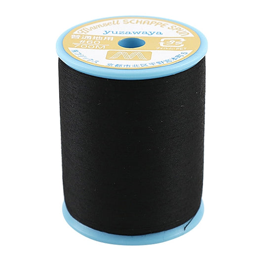 Sewing machine thread "Mancel Shappespan Ordinary Local Local #60 700m 402 (Black) Bard" MANSELL Mansel