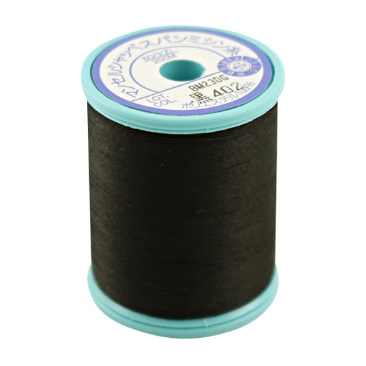 Sewing machine thread "Mansel Shappespan Ordinary Local Local #60 200m 402 (Black) Bard" MANSELL Mansel