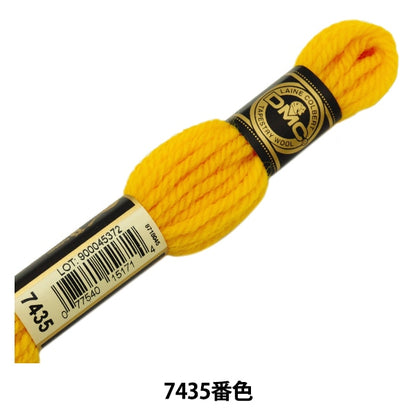 Embroidery thread "DMC No. 4 Embroidery Thread Tapestry Wool Yellow 7435" DMC Diements