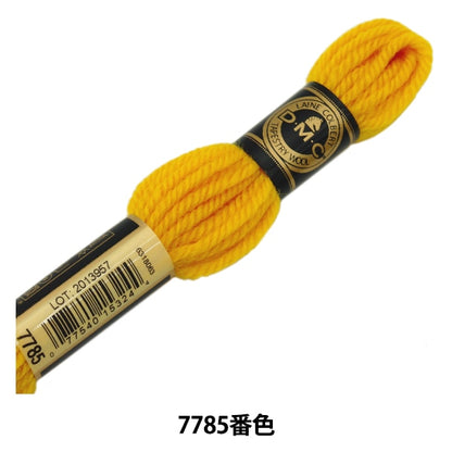 Fil de broderie "DMC n ° 4 File de broderie Tapestry Wool jaune 7785" DMC DEWHM MER