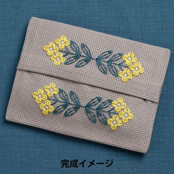 Kit de broderie "TeiaStraples® Pocket Tissue Case Grey No.2315" LeCien Lucian Cosmo Cosmo