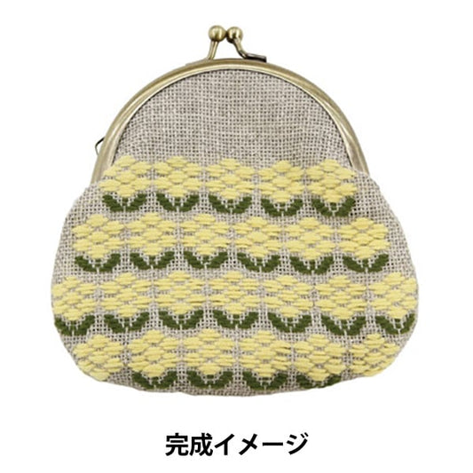 طقم تطريز "Harinowoto Koginzashi Gamaguchi Pouch Nanohana" Olympus Olympus