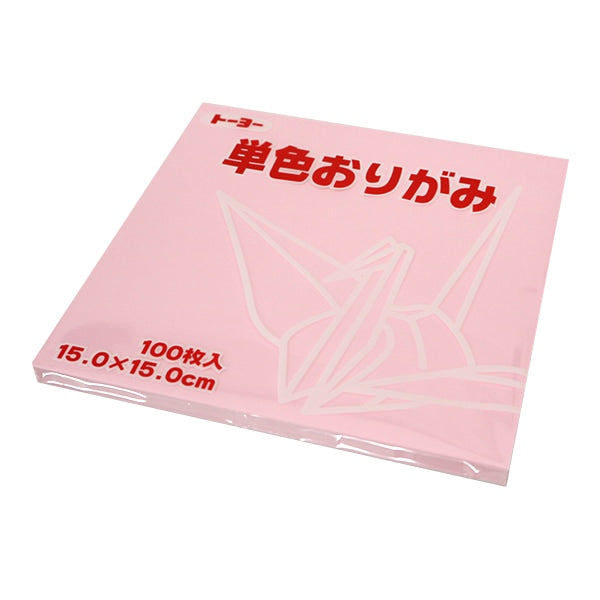 Origami Chiyo Paper "Single -colored Origami 15.0 22 Sakura" Toyo