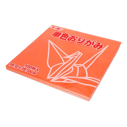 Origami Chiyo Paper "Single Color Origami 15.0 4" Toyo