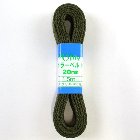 Kunsthandwerk Klebeband "Farbgürtel 20mm Breite x 1,5 m 24 Khaki" yushin