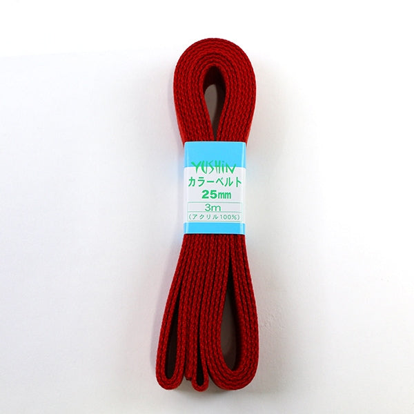 Handwerkband "Farbgürtel 25 mm Breite x 3m 7 rot" Yushin Spiele Herz