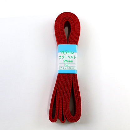 Handwerkband "Farbgürtel 25 mm Breite x 3m 7 rot" Yushin Spiele Herz