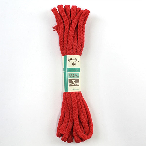 Kordel 『Farbige Kordel (Mitte) 3m rot]