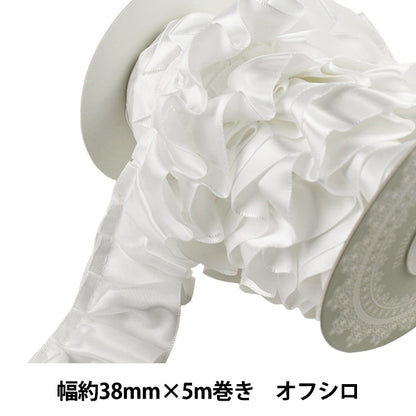 Ribbon "FrillRibbon 5m × 38mm first anti -sale offshiro ”