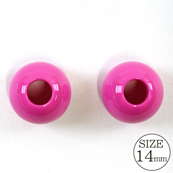 Pièces d'artisanat "Loop End 14 mm rose foncé"