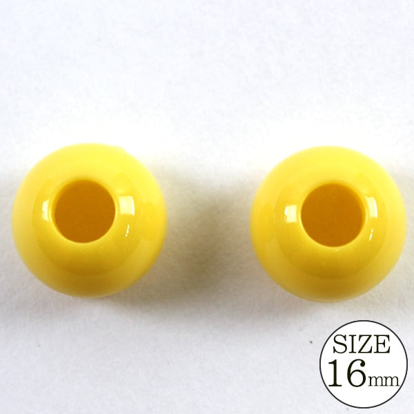 Parti di artigianato "Fine anello 16mm giallo"