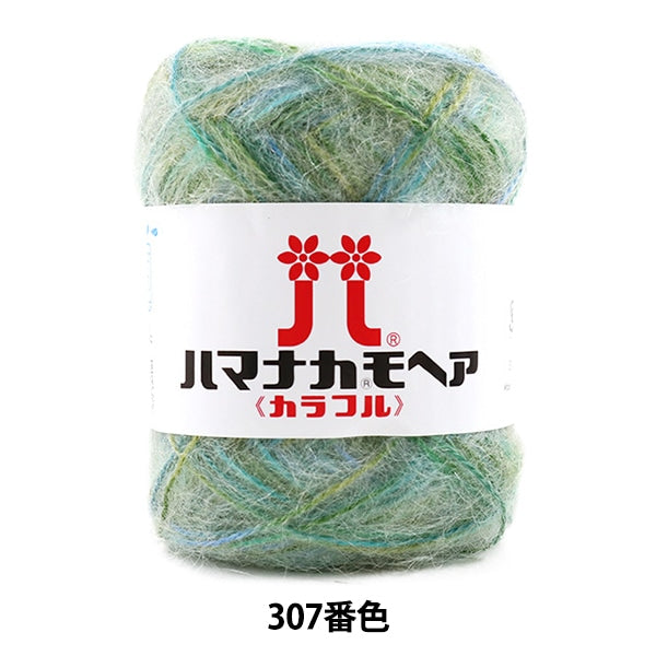 Fall and winterYarn "Hamanaka mohair colorful 307th color" Hamanaka