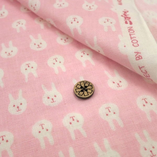 [De la quantité 5] tissu "w Gauze (double gaze) lapin KTS3217-C" Cotton Kobayashi Cotton Kobayashi Kobayashi.