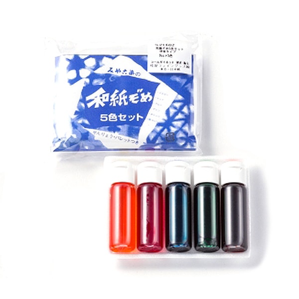 染料 『和紙染めカラー 5色セット』 KATSURAYA 桂屋 – Yuzawaya