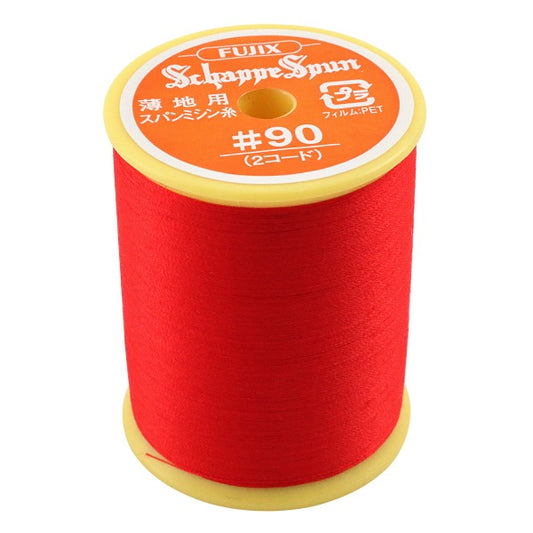 Fil pour machine à coudre "Shappspan mince sol # 90m 1000m 12e couleur" Fujix Fujix