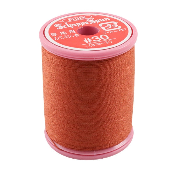 Sewing machine thread "Shappespan thick ground #30 100m 42 Color" FUJIX Fujix