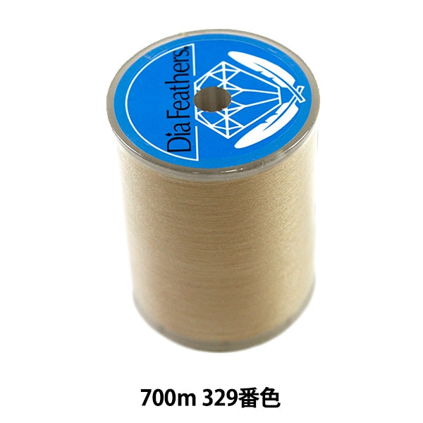 Sewing machine thread "Diarfther SpanSewing machine thread Ordinary local #60 700m 329 color] Daikokusai