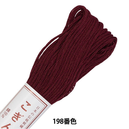 Embroidery thread "Kogin thread 198 color" Olympus