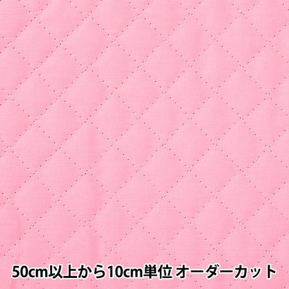 [From quantity 5] Fabric 『SheetingQuilting 51 pink "