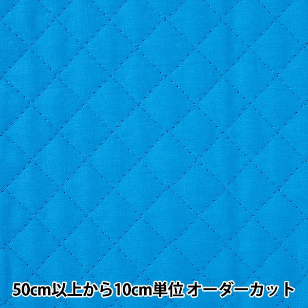 [From quantity 5] Fabric 『SheetingQuilting 85 Blue]