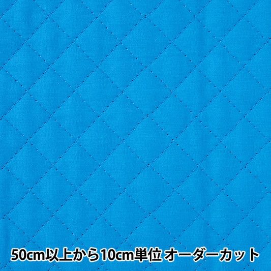 [From quantity 5] Fabric 『SheetingQuilting 85 Blue]