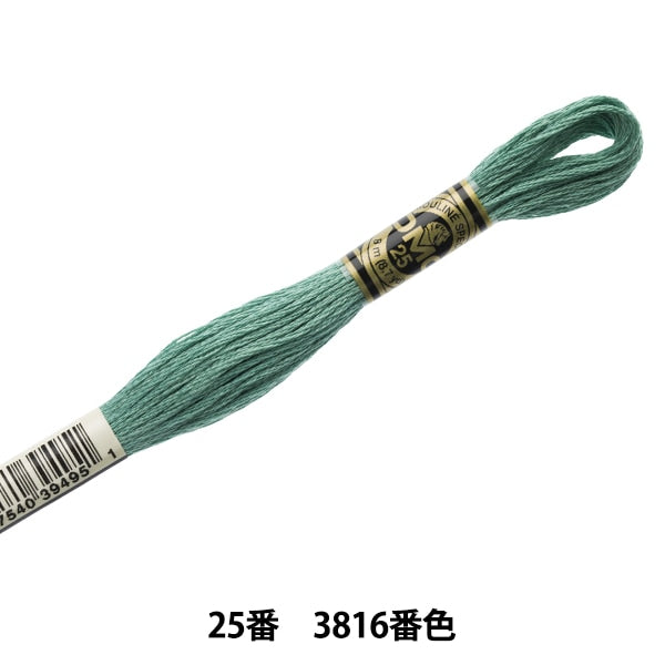 Embroidery thread "DMC 25th embroidery thread 3816" DMC DMSea