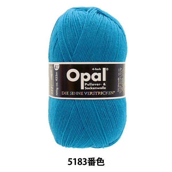 Sock Yarn Yarn "UNI (Uni) 4-Ply 5183 No." Opal Opal