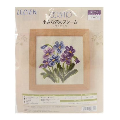 Kit di ricamo "Piccola cornice di fiori Croce Stitching Souvenir No.855" Lecien Lucian Cosmo Cosmo