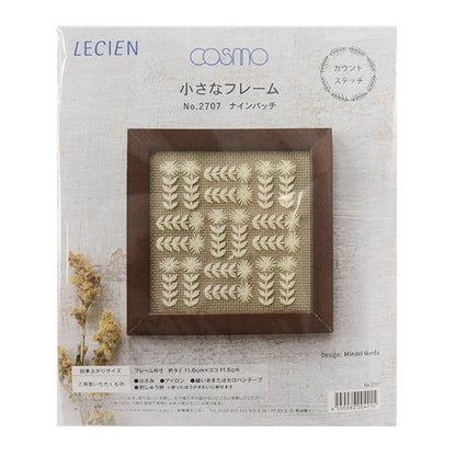 Embroidery kit "Small Frame Count Stitch Nine Batch No.2707" LECIEN Lecien COSMO Cosmo