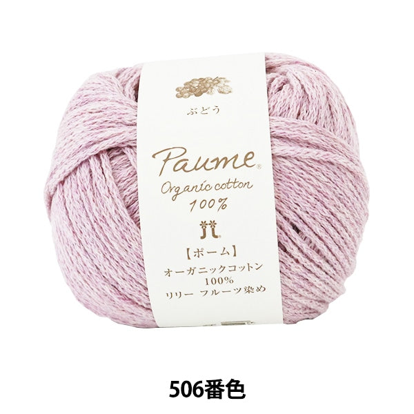 Wool "Pome Lilly Fruit Dye 506 Noboru Vapor" Hamanaka Hamanaka