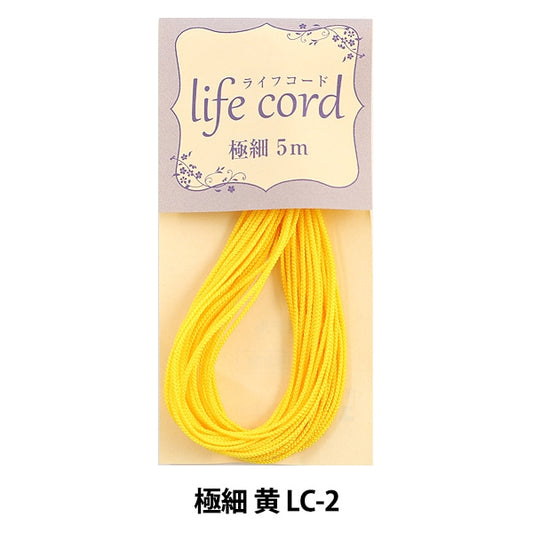 Fil d'artisanat "Code de vie extra fin jaune lc-2"