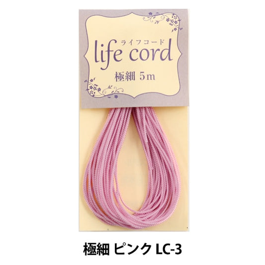 Fil d'artisanat "Code de vie Extra-Fine Pink LC-3"