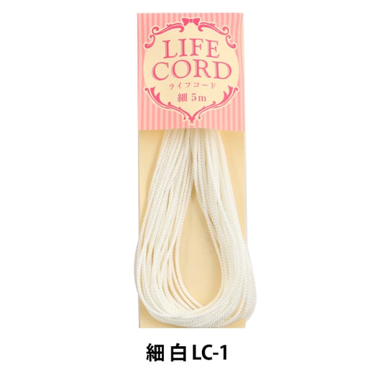 Crafting Yarn "Life code fine white LC-1"