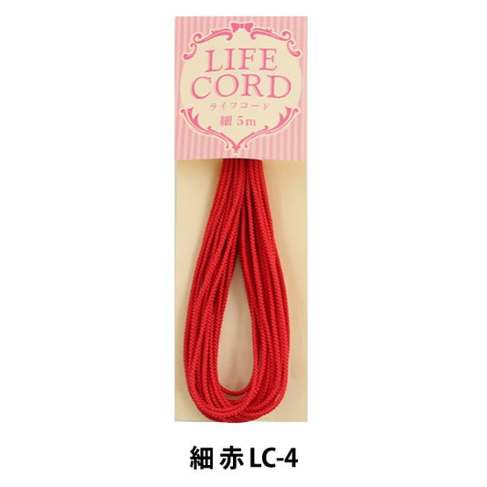 Crafting Yarn "Life code fine red LC-4"