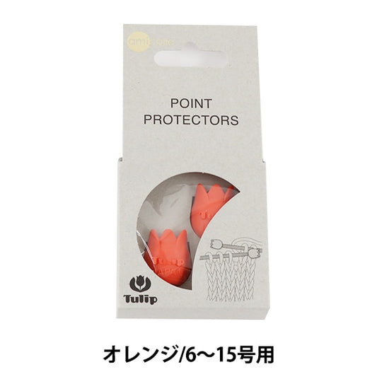 뜨개질 도구 "Amicolle (Amikore) 뜨개질 바늘캡 (큰) 2 조각 주황색 AC-049] 튤립 튤립