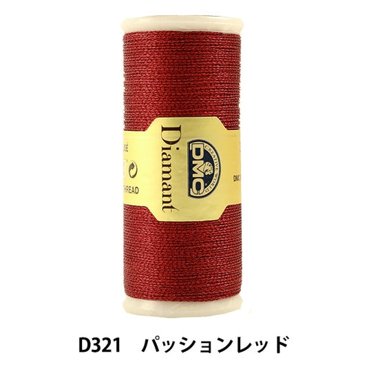 Embroidery thread "DMC Diamant Diamant thread Passion Red D321" DMC Dewems