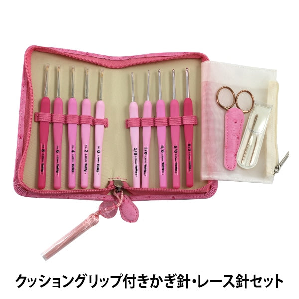 Knitting Needles "Etimo Rose (Etimorose) Cushion GripCrochet Hooks・Crochet Hooks for LacingSet] Tulip tulip