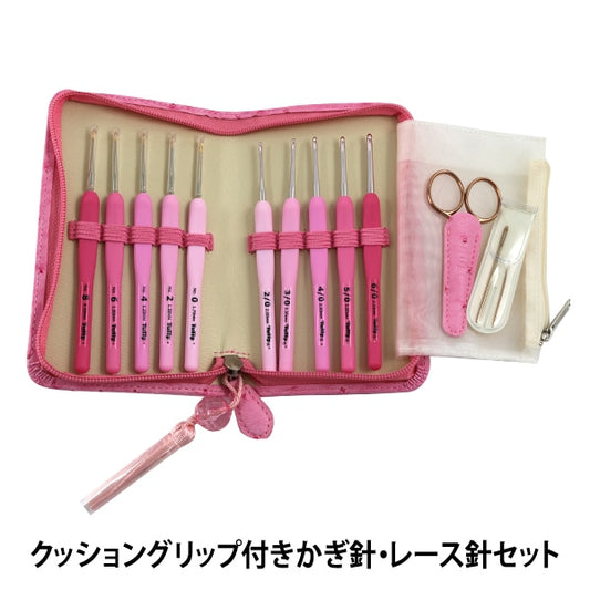 Knitting Needles "Etimo Rose (Etimorose) Cushion GripCrochet Hooks・Crochet Hooks for LacingSet] Tulip tulip