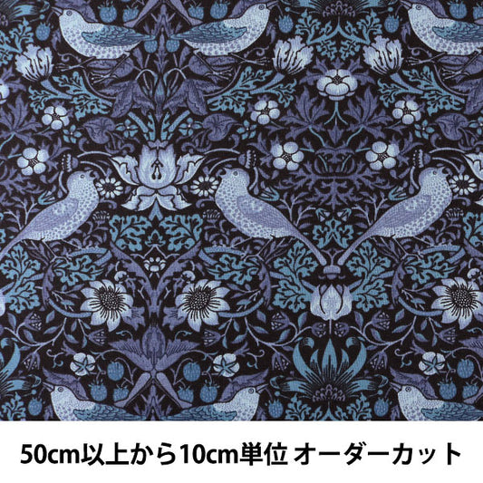 【数量5から】 生地 『moda fabrics William Morris ウィリアムモリス Strawberry Thief 8176-33』