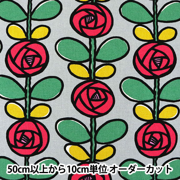 [De la quantité 5] tissu "n ° 10 toile Rose Up5693-C tissu ukobo" Cotton Kobayashi Cotton Kobayashi Kobayashi Fibre