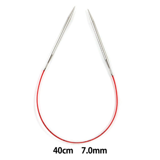 إبر الحياكة `` سباق إضافيإبرة دائريةإبرة فضية مقاس 40 سم مقاس 7.0 مم إضافي