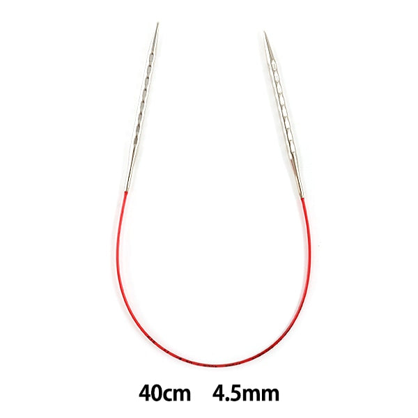 إبر الحياكة 『 رواية إضافية 』 إبرة دائرية إبرة مقاس 40 سم مقاس 4.5 مم إضافي