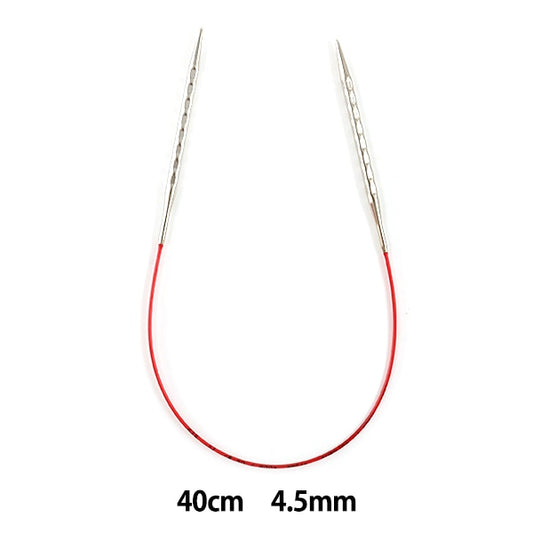 إبر الحياكة 『 رواية إضافية 』 إبرة دائرية إبرة مقاس 40 سم مقاس 4.5 مم إضافي