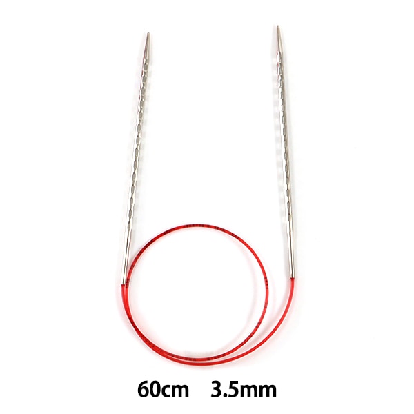 إبر الحياكة 『 رواية إضافية 』 إبرة دائرية إبرة مقاس 60 سم مقاس 3.5 مم إضافي
